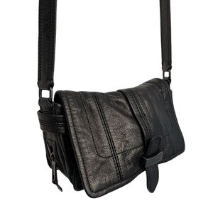 Juicy Couture Black Leather Shoulder Bag‎